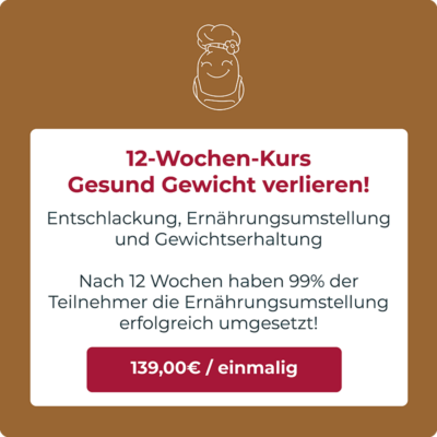 12-Wochen-Programm: Gesund Gewicht verlieren!