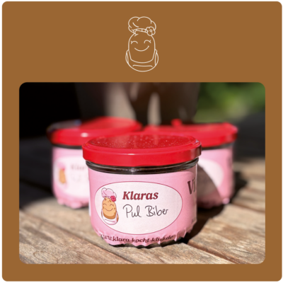Klaras Pul Biber, 90 g im Glas